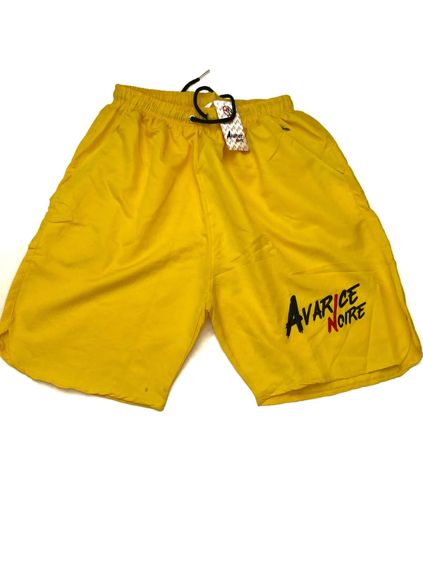 AVARICE NOIRE YELLOW SHORT